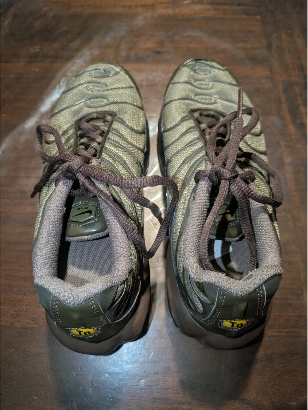 Nike Air Max Plus GS Olive Green Cargo Size 6Y Shoes 655020-200 Rare Find!